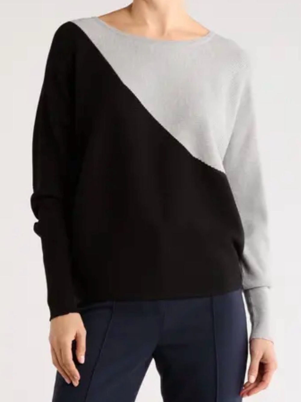 🩵 NWT Mystery NYC Black & Light Blue Top